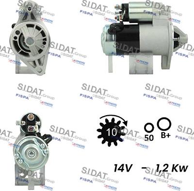 Sidat S12MH0393A2 - Starteris adetalas.lv