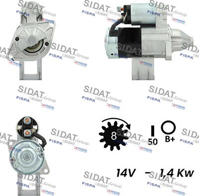 Sidat S12MH0297 - Starteris adetalas.lv