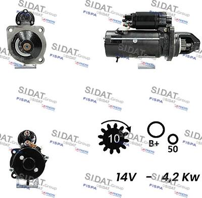 Sidat S12ML0488A2 - Starteris adetalas.lv