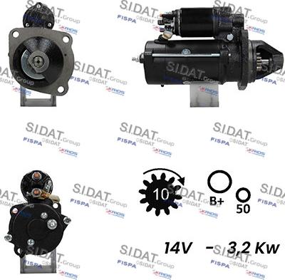 Sidat S12ML0197A2 - Starteris adetalas.lv