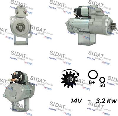 Sidat S12ML0709 - Starteris adetalas.lv