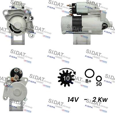 Sidat S12VA0031 - Starteris adetalas.lv