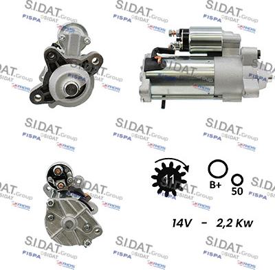 Sidat S12VS0036 - Starteris adetalas.lv