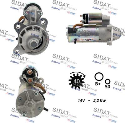 Sidat S12VS0023 - Starteris adetalas.lv