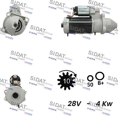 Sidat S24BH0063A2 - Starteris adetalas.lv