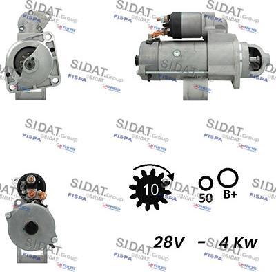 Sidat S24BH0115A2 - Starteris adetalas.lv