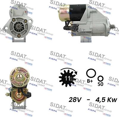 Sidat S24DE0003A2 - Starteris adetalas.lv