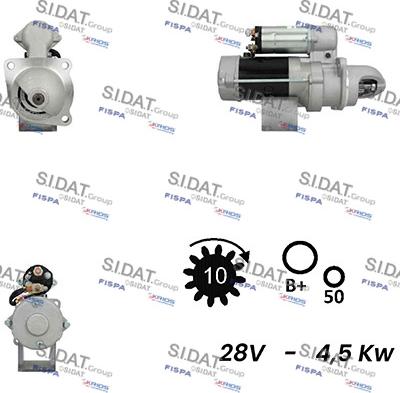 Sidat S24DR0092A2 - Starteris adetalas.lv