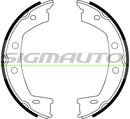 SIGMAUTO SFA442 - Bremžu loku kompl., Stāvbremze adetalas.lv