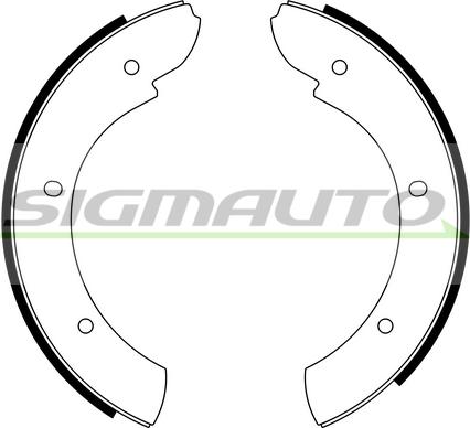SIGMAUTO SFA438 - Bremžu loku kompl., Stāvbremze adetalas.lv