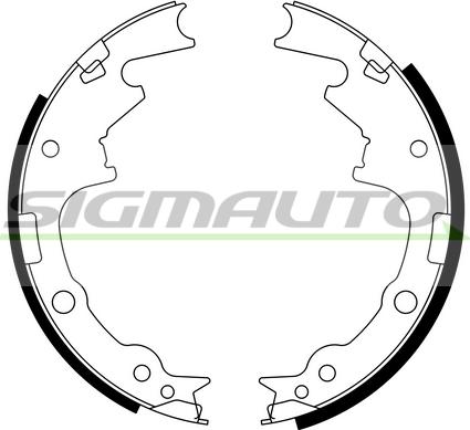 SIGMAUTO SFA420 - Bremžu loku komplekts adetalas.lv