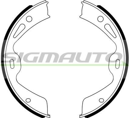 SIGMAUTO SFA330 - Bremžu loku kompl., Stāvbremze adetalas.lv