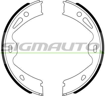SIGMAUTO SFA331 - Bremžu loku kompl., Stāvbremze adetalas.lv