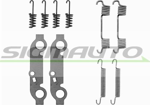 SIGMAUTO SK0537 - Piederumu komplekts, Bremžu loki adetalas.lv