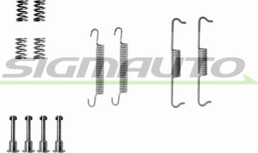 SIGMAUTO SK0841 - Piederumu komplekts, Bremžu loki adetalas.lv