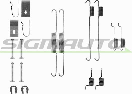 SIGMAUTO SK0815 - Piederumu komplekts, Bremžu loki adetalas.lv