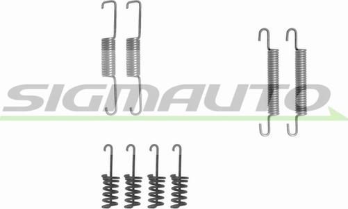 SIGMAUTO SK0774 - Piederumu komplekts, Bremžu loki adetalas.lv