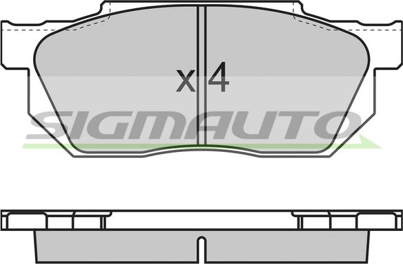 DJ Parts BP1210 - Bremžu uzliku kompl., Disku bremzes adetalas.lv