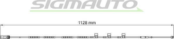 SIGMAUTO WI0701 - Indikators, Bremžu uzliku nodilums adetalas.lv