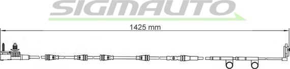 SIGMAUTO WI0781 - Indikators, Bremžu uzliku nodilums adetalas.lv