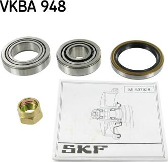 SKF VKBA 948 - Riteņa rumbas gultņa komplekts adetalas.lv