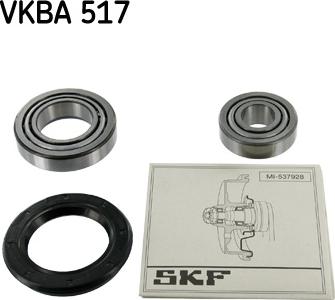 SKF VKBA 517 - Riteņa rumbas gultņa komplekts adetalas.lv