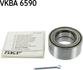 SKF VKBA 6590 - Riteņa rumbas gultņa komplekts adetalas.lv