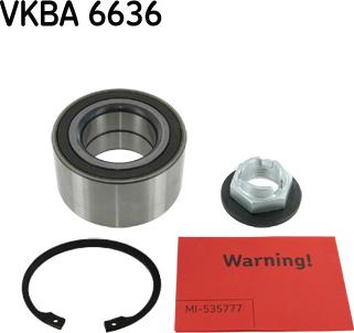 SKF VKBA 6636 - Riteņa rumbas gultņa komplekts adetalas.lv