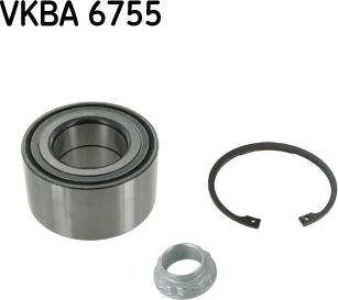 SKF VKBA 6755 - Riteņa rumbas gultņa komplekts adetalas.lv