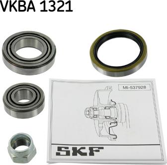 SKF VKBA 1321 - Riteņa rumbas gultņa komplekts adetalas.lv