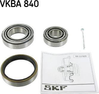 SKF VKBA 840 - Riteņa rumbas gultņa komplekts adetalas.lv