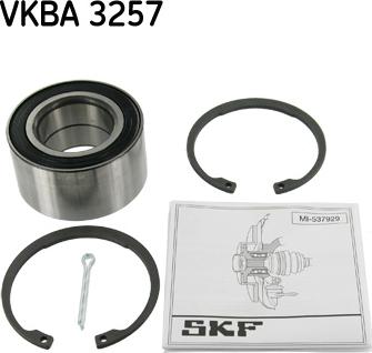 SKF VKBA 3257 - Riteņa rumbas gultņa komplekts adetalas.lv