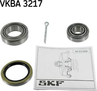 SKF VKBA 3217 - Riteņa rumbas gultņa komplekts adetalas.lv