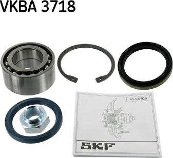 SKF VKBA 3718 - Riteņa rumbas gultņa komplekts adetalas.lv