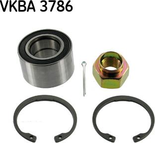 SKF VKBA 3786 - Riteņa rumbas gultņa komplekts adetalas.lv