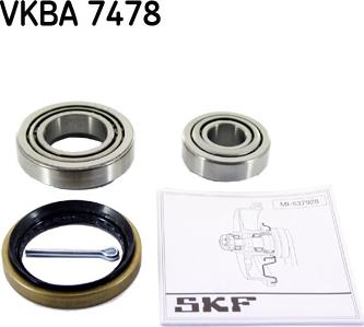 SKF VKBA 7478 - Riteņa rumbas gultņa komplekts adetalas.lv