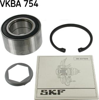 SKF VKBA 754 - Riteņa rumbas gultņa komplekts adetalas.lv