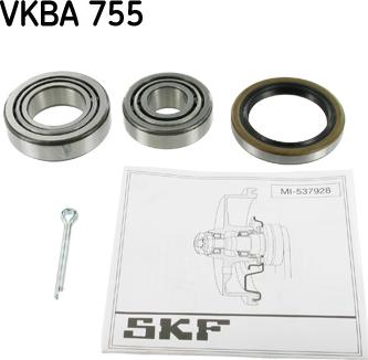 SKF VKBA 755 - Riteņa rumbas gultņa komplekts adetalas.lv