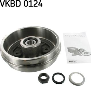 SKF VKBD 0124 - Bremžu trumulis adetalas.lv