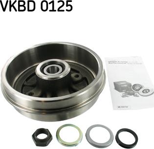 SKF VKBD 0125 - Bremžu trumulis adetalas.lv