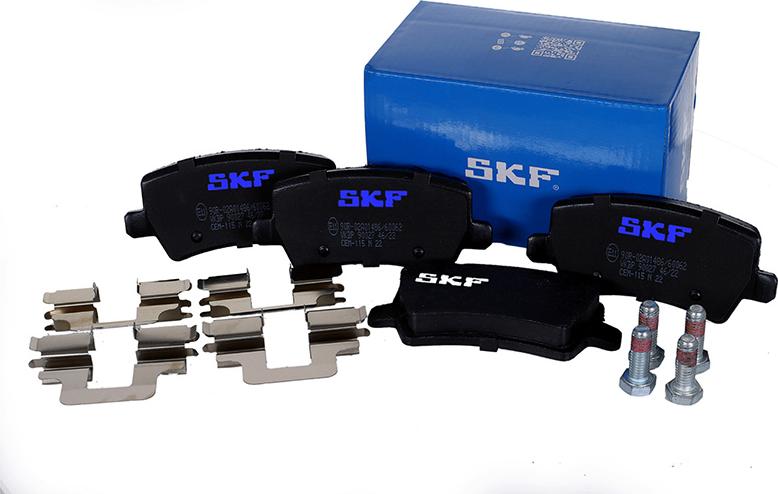 SKF VKBP 90027 - Bremžu uzliku kompl., Disku bremzes adetalas.lv