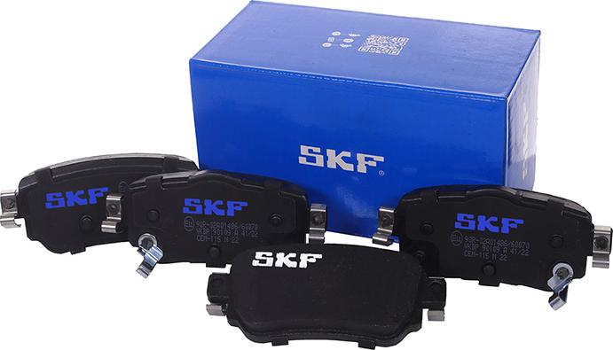 SKF VKBP 90109 A - Bremžu uzliku kompl., Disku bremzes adetalas.lv