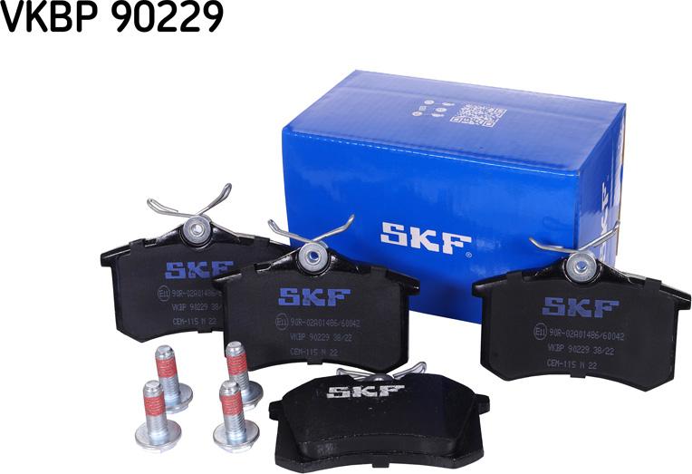 SKF VKBP 90229 - Bremžu uzliku kompl., Disku bremzes adetalas.lv