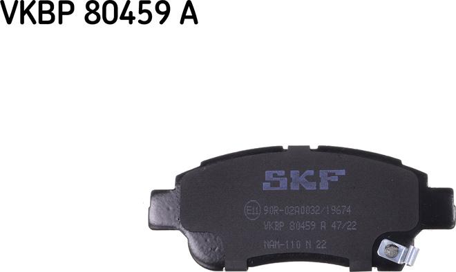 SKF VKBP 80459 A - Bremžu uzliku kompl., Disku bremzes adetalas.lv