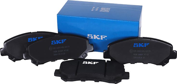 SKF VKBP 80069 - Bremžu uzliku kompl., Disku bremzes adetalas.lv