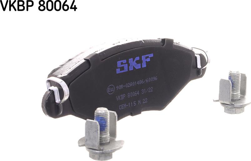 SKF VKBP 80064 - Bremžu uzliku kompl., Disku bremzes adetalas.lv