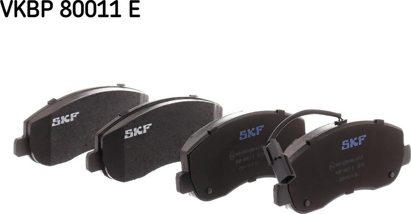 SKF VKBP 80011 E - Bremžu uzliku kompl., Disku bremzes adetalas.lv