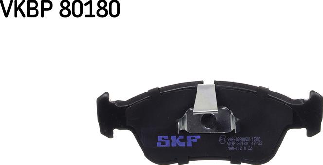 SKF VKBP 80180 - Bremžu uzliku kompl., Disku bremzes adetalas.lv