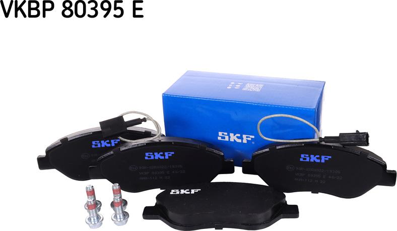 SKF VKBP 80395 E - Bremžu uzliku kompl., Disku bremzes adetalas.lv