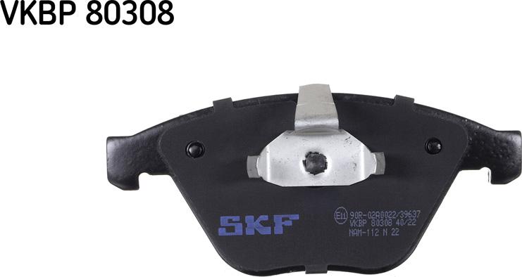 SKF VKBP 80308 - Bremžu uzliku kompl., Disku bremzes adetalas.lv